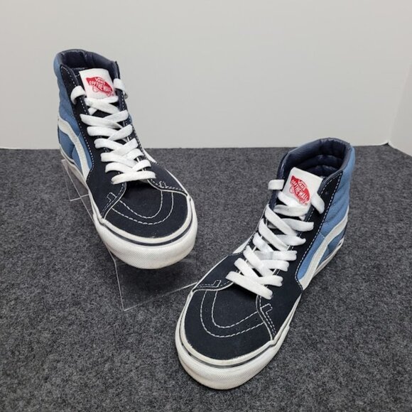 NWOT Sk8-Hi Shoe in Blue/Blue W-6 M-4.5 - Picture 2 of 9